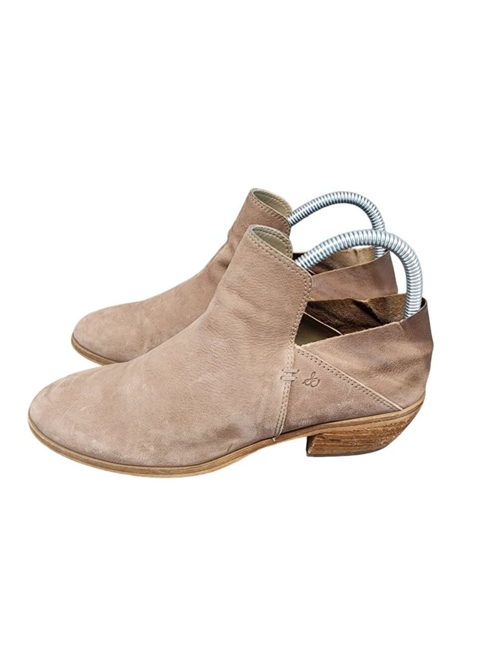 Sam Edelman Shoes Womens Size 7.5 Brown Leather Crashback Ankle Booties *Read*